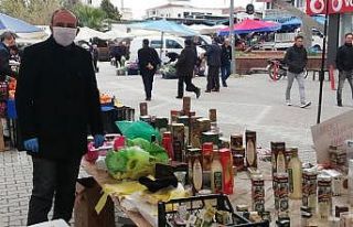 Tarihi Osmaneli Lefke pazarı sessiz