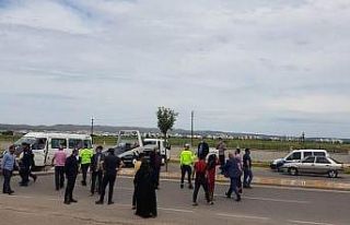 Tarım işçileri kaza yaptı: 2 yaralı