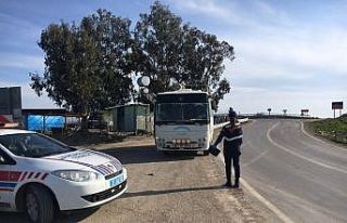 Tarsus jandarması Koronavirüs denetimlerini sürdürüyor