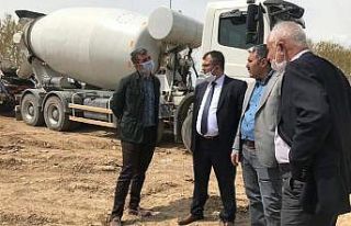 Taşköprü Belediyesinde yol yapım çalışmaları...