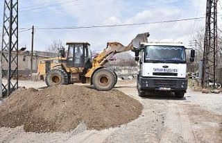 Tatvan Belediyesinden hummalı çalışma