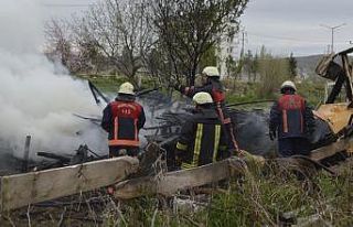 Tavşanlı’da çıkan yangın korkuttu