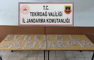 Tekirdağ’da 560 adet uyuşturucu hap ele geçirildi