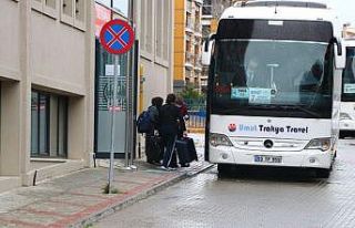Tekirdağ’da karantina süresi dolan öğrenciler...