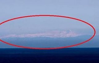 Tekirdağ’dan Uludağ’ı görüntüledi