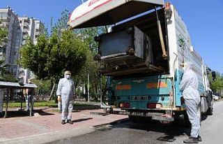 Temizlik işçilerinden "Kullanılan maskeleri...