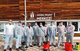 Tepebaşı’nda 921 bina ve araç dezenfekte edildi