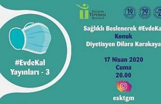 Tepebaşı’nda ‘Evde Kal’ yayınları sürüyor