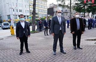 Terme’de sosyal mesafeli 23 Nisan