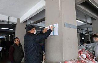 Tezgahlara sosyal mesafe geldi