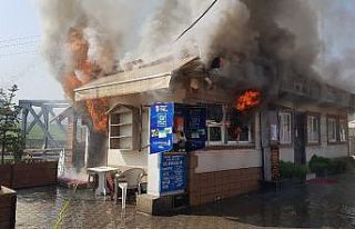 Toplu Taşıma İzleme merkezi çıkan yangında büyük...