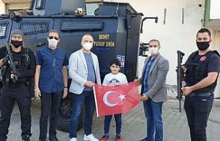 TÜGŞAV şehit oğlunun doğum gününü kutladı