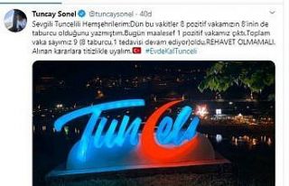 Tunceli’de Korona tedavisi gören 1 hasta kaldı