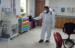 Turgutlu Belediyesi’nden dezenfekte mesaisi
