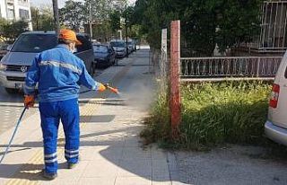 Turgutlu Belediyesinden karantina mesaisi