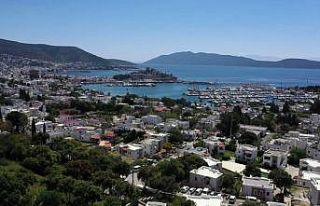 Turizmin cenneti Bodrum havadan görüntülendi