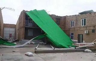 Türkmenistan’ı fırtına vurdu