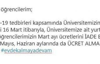 Uludağ Üniversitesi Rektörü Kılavuz’dan öğrencileri...