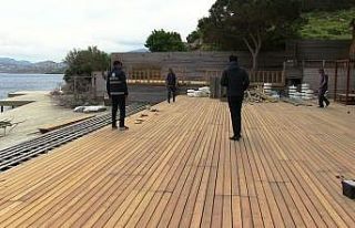Ünlülerin beach’i yerle bir oldu