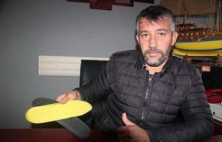 Ünye kumundan ayakkabı keçesi üretti