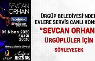 Ürgüp Belediyesi, evlere servis konser düzenliyor