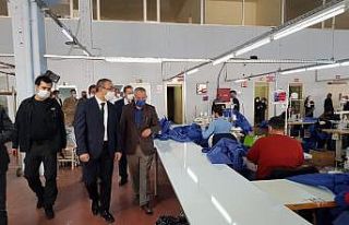 Vali Soytürk OSB’de üretim yapan tesisleri denetledi