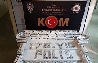Van’da 5 bin 550 paket kaçak sigara ele geçirildi