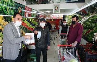 VANESOB Başkanı Berge’den maske dağıtımı