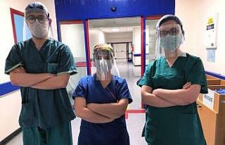 Virüs savaşçılarına 118 ‘yüz kalkanı’