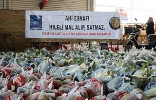 Yardım kampanyasında sosyal mesafe sınırı tanımadılar