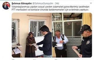 Yardım ödemeleri vatandaşların adreslerinde yapılıyor