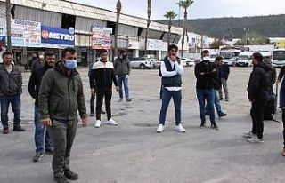 Yasak gelince Bodrum’dan çıkamadılar