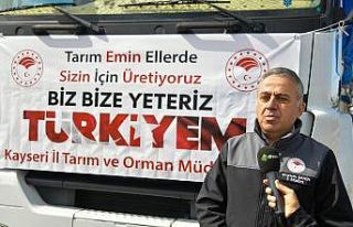 Yazlık ekimi yapılacak tohumların dağıtımına...