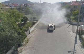 Yeni nesil dezenfekte aracı Burhaniye’ye hizmet...