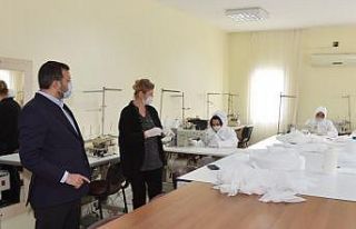 Yüreğir Belediyesi maske üretimine başladı