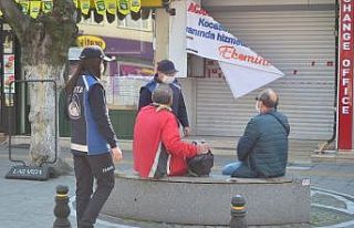 Zabıta kaldırıyor, onlar oturuyor