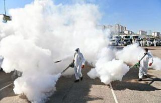 Zirvekent Mahallesi dezenfekte edildi