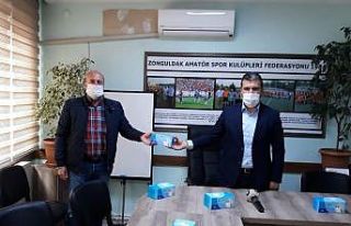 103 kulübe 5 bin adet maske dağıtımı başladı