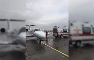 15 aylık bebek uçak ambulansla Erzurum’dan Kayseri’ye...