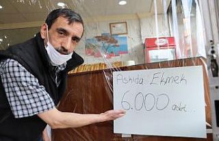 15 günde askıda 8 bin ekmek birikti