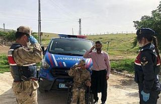 17 yaşındaki İbrahim’in hayalini jandarma gerçekleştirdi