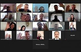 20 üniversiteden temsilciler video seminerde bir...