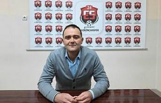 24 Erzincanspor’un yeni başkanı Gökhan Keleş...
