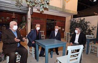 65 yaş üstü vatandaşlar dizi setinde gençlik...