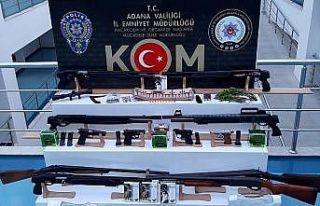 Adana’da kaçak silah operasyonu