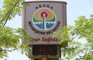 Adana’da termometreler 44 dereceyi gördü