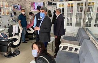 Adıyaman’da berberler denetledi
