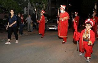 Afyonkarahisar’da mehter takımı moral vermeye...