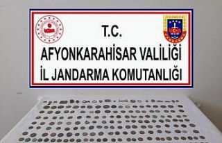 Afyonkarahisar’da tam 270 parça tarihi eser ele...