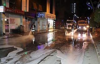 Ağrı Belediyesi bayram temizliğine başladı